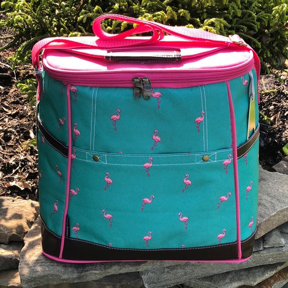 tommy bahama flamingo suitcase